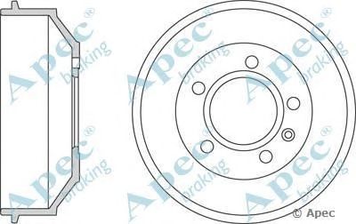 APEC BRAKING drm9967 -  Тормозной барабан